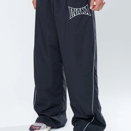 Summer Inaka Power New Men's and Women's POWERSHOT BAGGY Running Oversized Loose Casual Street Y2K Casual Black Sportswear Pants