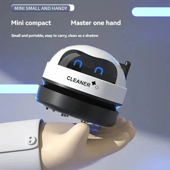 Table Vacuum Cleaner Mini Desktop Dust Vacuum With Detachable Nozzle USB Rechargeable Wireless Car Vacuum Cleaner Cleaning Tools