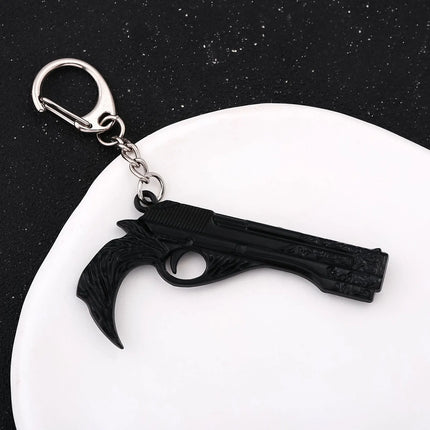 Game DMC Keychain Dante Sword Rebellion Awakening Keyring Nero Red Queen Keychains Weapon Pendant for Men Jewelry