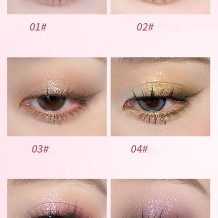 Water-like Jelly Eyeshadow Stick Pearlescent Glitter High-gloss Eyeshadow Crystal Shiny Multi-color Eye Shadow Highlighter Stick