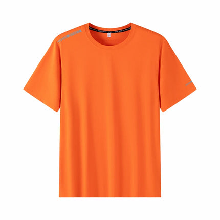 Plus Size T-shirt Men for 110-175kg Pack of 1/3 Breathable Quick Dry Tees Big Oversized Round Neck Short Sleeve Sport T-shirt