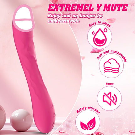 G Spot Dildo Vibrator Massage 7 Vibration Patterns Sex Toy Women  Vibrating for Vagina Stimulation Silicone Rechargeable 18+