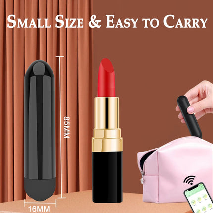 App Control Bullet Vibrator with Adjustable Size Wearable Panties 10 Vibrating Clitoral Stimulator Sex Toys for Women Couples
