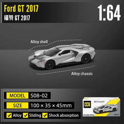 CCA 1:64 BMW, Audi, Ford, Nissan Lamborghini Collection Full body Alloy Manufacturing Die Casting Car Model Toy Car