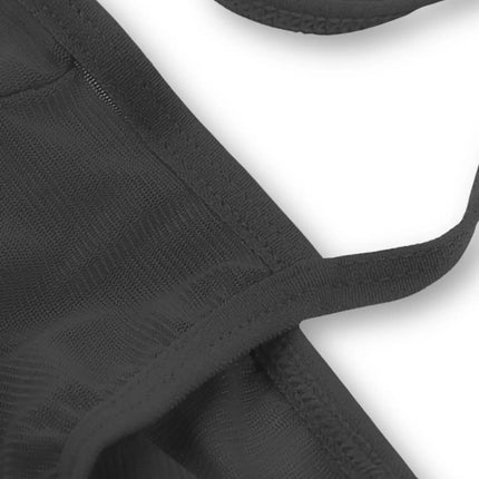 1pc Men's Sexy Underwear, Ice Silk Cool Thongs & G-strings, Mesh Breathable Comfy High Elastic Thongs Underpants, Thongs