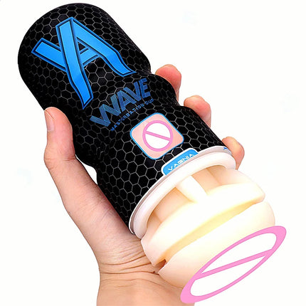 Powerful Sucking Masturbation Cup Realistic Anal Vagina Pocket Pussy Anal Vagina Pocket Pussy Blowjob Massager Male Masturbator