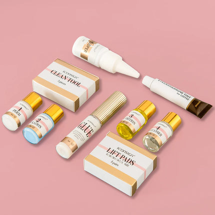 ICONSIGN Lash Lift and Tint Kit Professional Eyelash Lifting Tint Brow Lamination Dye Eye Makeup Tools