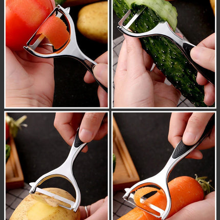 1PC Stainless Steel Vegetable Peeler Potato Peeler Multi-function Carrot Grater Fruit Tools Kitchen Accessories Cuisine Pelador