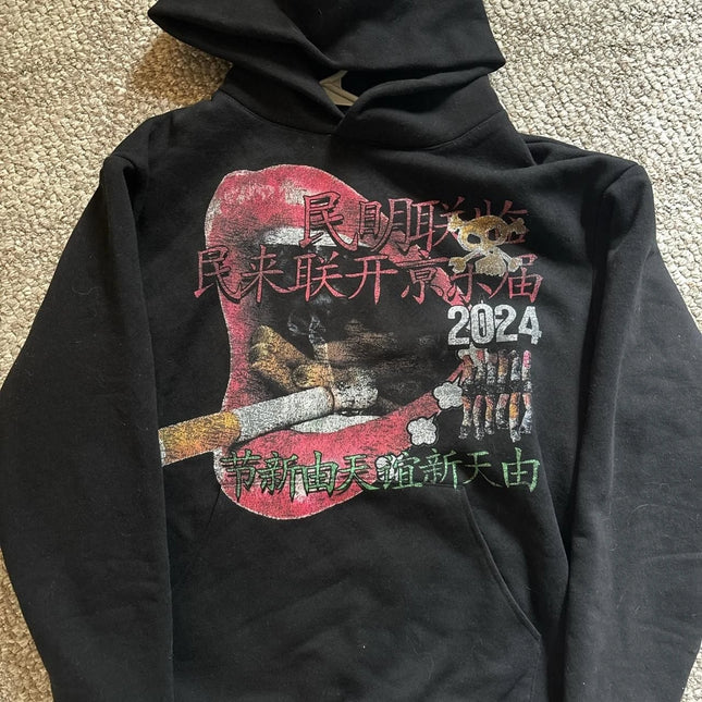 Female Clothing Women's Sweatshirt Winter Clothes Women Sweatshirts Oversized Hoodie Y2k Top Grunge Japanese 2000s Style Y2k Emo