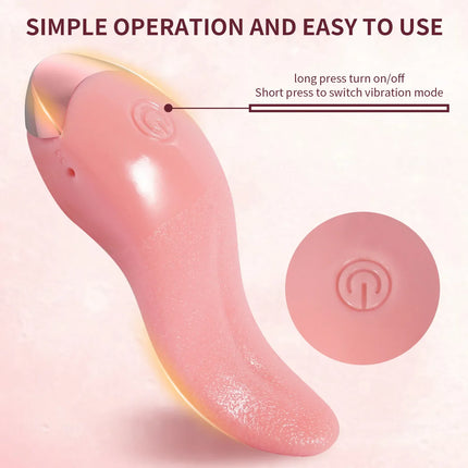10 Modes Tongue Licking Vibrator For Women G Spot Clitoral Stimulator Dildo Nipple Female Masturbator Vibrators Sex Toys Aldult