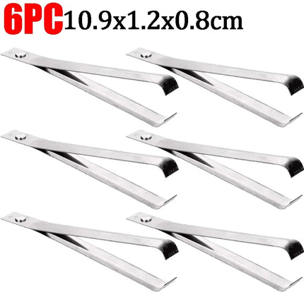 10/1pcs Stainless Steel Garlic Peeler Quickly Garlic Peeling Pig Hair Plucking Clip Manual Tweezers Gadgets Kitchen Accessories