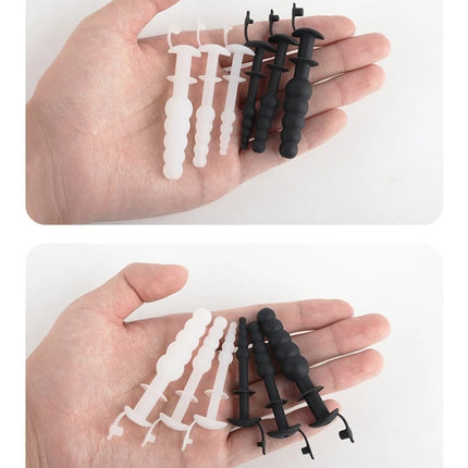 Silicone Penis Plug,Hollow Urethral Sounding Sound Flexible Urethra Dilation Dilator Masturbation Penisplug Sex Toys for Men