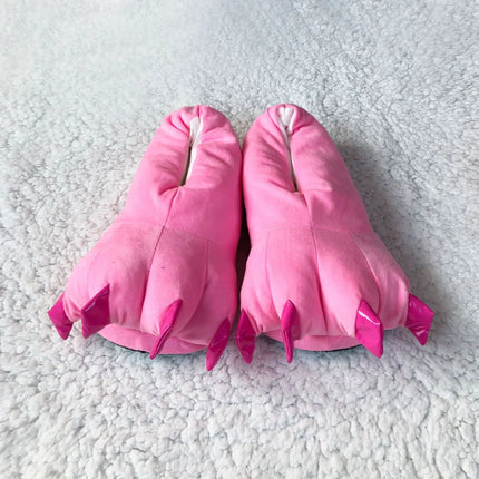 Blue Stitch Animal Paw Slippers For Boy Girl Unisex Kids Monster Claw Slippers Cartoon Soft Plush Warm Home Slippers Child Shoes