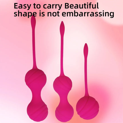 Smart Kegel Exercise Ball Kit for Women Controlled Vibrating Geisha Ball  Vaginal Trainer & Pelvic Toner with Vibration