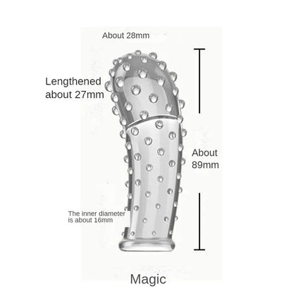 G Point Stimulation Finger Sleeves Clitoris Massage Sex Toys For Women Penis Rings Sex Delay Couples Games Delay Reusable Condom