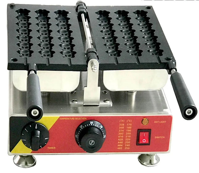Mini Non-Stick Waffle Machine: Non-Stick Coating for Effortless Cleaning, Lightweight & Portable. Make Fluffy Waffles Anytime