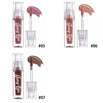 Hydrating Crystal Lip Oil - Plumping & Moisturizing Gloss with Tinted Shades for All Skin Types