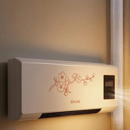 2-in-1 Heater and Cooler Wireless Controller Control Wall Mounted Heater Cooler Heating and Cooling Fan Digital Display