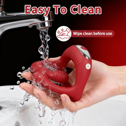 Sex Toys Vibrators Cock Ring for Men Clitoral Perineum Testicles Pleasure Toy Penis Ring Male Delay Ejaculation Adult Products