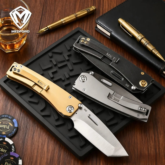 Medford--Type Heavy-duty Folding Knife, Portable Camping and Adventure Emergency Outdoor Knife, Sharp Fruit Knife
