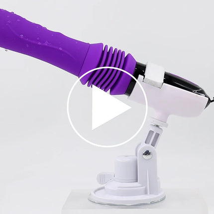 Automatic Thrusting Sex Machine Telescopic Dildo Vibrator Vaginal Massage Orgasm G Spot Stimulation Adult Female Toy Masturbator