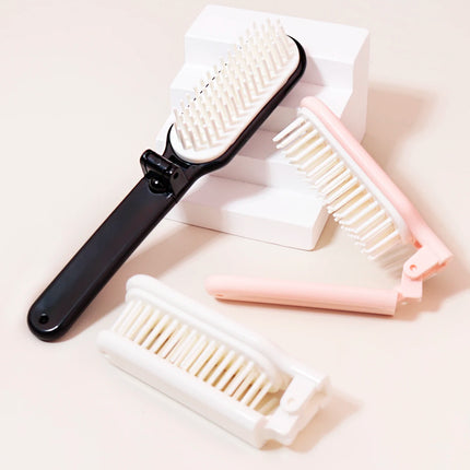 1/3pcs Anti static portable travel foldable massage hair comb set，Special for real hair wigs