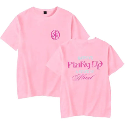 K Pop Tops Katseye Tshirt New Album Pinky Up Tshirt 2026 Merch Crewneck Short Sleeve Casual Loose Tee Print Fashion Tops Unisex