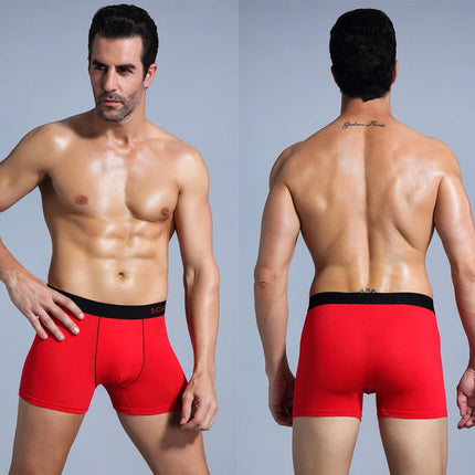 6pcs White Men Panties Cotton Boxers For Man Underwear Pack Brand Male Underpants Slip Sexy Trunks Gift Homme Boxer Shorts