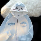 white blue / M