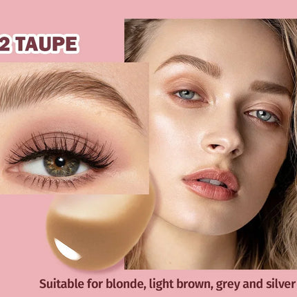 Wild Eyebrow Pencil Square Angled Brush Velvet 3D Brow Dye Cream Hairline Anti-smudge Waterproof Multifunction Eyebrow Tint Pen