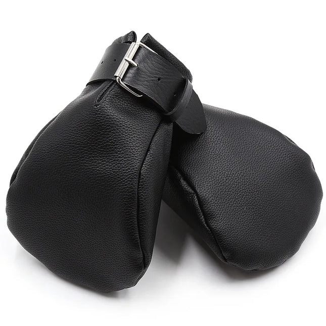 Leather Glove Dog Paw Padded Fist Mitts Sock, BDSM Bondage, Handcuff/Mittens/Boot Bootie, Sex Toy Interest Glove Puppy Play Fun Toy