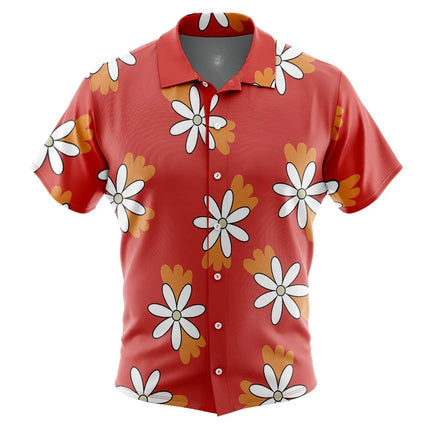 Koro-sensei Expressions Assassination Classroom Button Hawaiian Shirt All-match Casual Sports Summer Men