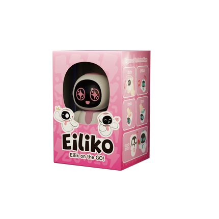ENERGIZE LAB Eiliko Aquamarine Your Tiny AI Charm Robot That Matches Every Daily Outfit,Fun Electronic Pendant Toys,for Couples