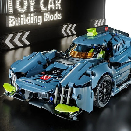 Building block toy sports car RC technology racing car 1:14DIY sports car building block assembly block car toy birthday gift