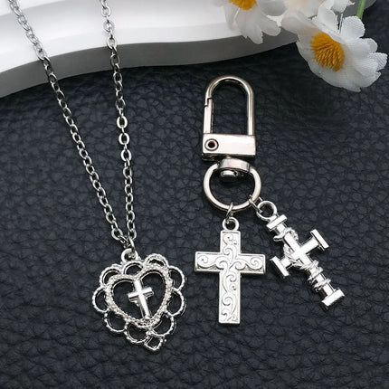 20/100 Styles Antique Silver Crosses - Perfect for Handmade Jewelry like Necklaces, Bracelets & Earrings"