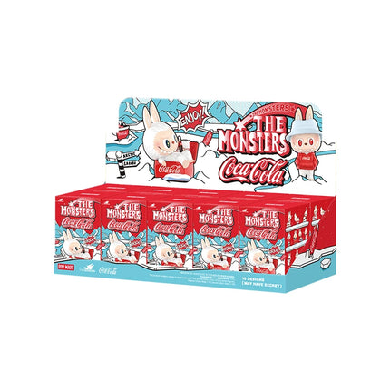 Official genuine POPMART THE MONSTERS Coca Cola figurine blind box LABUBU ornament decoration for girls birthday gifts