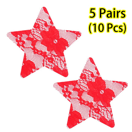 Women Self-Adhesive Disposable Lace Nipple Cover Breast Pasties Stickers For Strapless Clothes Sex Toys Flirtation Accessories