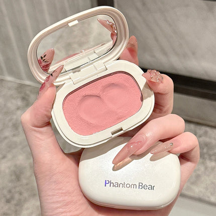 Monochrome Mud Blusher Contour Matte Natural Cheek Tint Purple Taro Low Saturation Waterproof Soft Contouring Cream Cosmetics