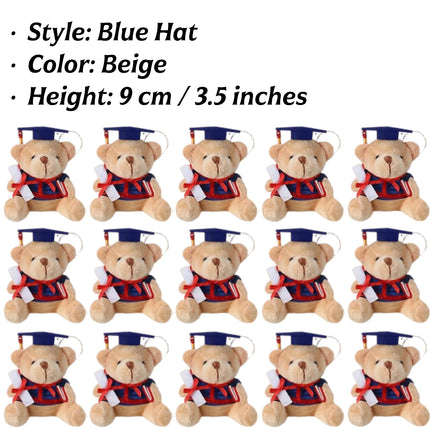 Graduation Bear Plush Gift Bulk 2026 Bear Stuffed Animal with Cards Graduation Cap Class of 2026 Presents for Kindergarten Eleme