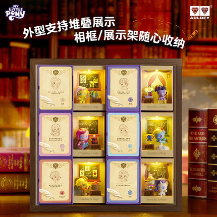 My Little Pony Trendy Blind Box Toys Friendship Classroom Luminous Book Pony Grain Figure Twilight Sparkle Doll Gifts Toys