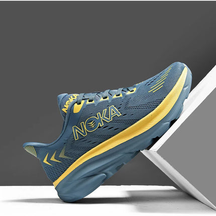 Men's Running Shoes Jogging Breathable Mesh Cushioning Non-Slip Outdoor Luxury shoes Couple Trainer Race Sneakers Off-road Shoes