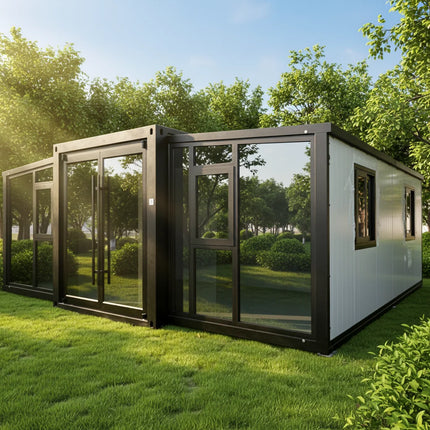 Fold Out Container House Luxury Living Mobile Tiny Home Container Expandable Container House Prefab Folding Houses For Australia