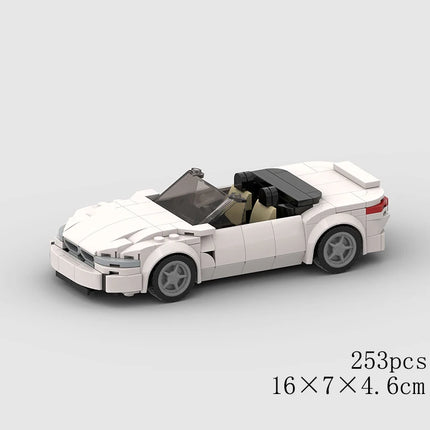 MOC Speed Sports Super Race Car Model Building Blocks DIY Bricks City Technical Rally Great Racing Vehicle Christmas Gift Toy