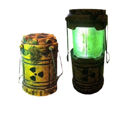 Nuclear Reactor Lantern Lamp Funny Gag Toys Creative Desk Ornaments Cyberpunk Night Light Halloween Prank Gift For Friends Kids