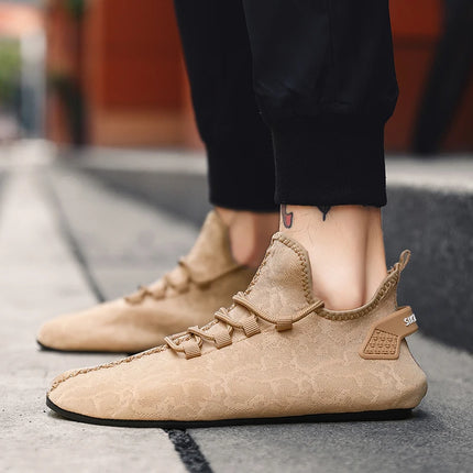 YRZL Fashion Summer Shoes Soft Comfortable Breathable Shoe for Man Shoes Men Trend Lightweight Outdoor Casual Walking Shoes