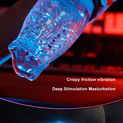 Automatic Electric Piston Rotating Sucker Male Blowjob Masturbator Cup Vagina Dildo Real Oral Vibrator Sex Toys for Men Machine