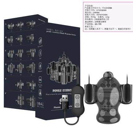 Male Masturbation Glans Vibrators Adult Sex Toy for Men Glans Trainer Male Delay Lasting Trainer Vibrators for Men Penis Massage