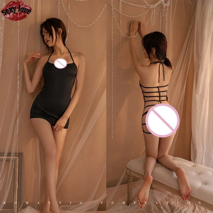 Sexy Love Hot Selling Women Sexy Hollow Sleepwear Passion with Uniform Temptation Hot Girl Set Sexy Underwear Pornographic Set