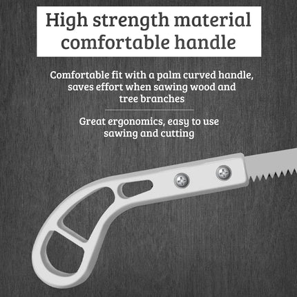 Hand Saw Garden Saw, 340mm Woodworking Saw, Mini Saw for Cutting Wood and Wall Panels