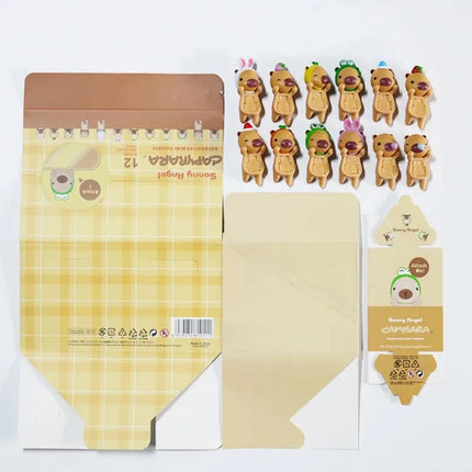 New Blind Box Capybara Series Hippers Harvest Cute Hippie Doll Trendy Car Mobile Phone Ornaments Dumplings Children'S Toy Gift